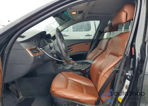 2007 BMW 550I из США, поврежденный, VIN WBANB53587CP08202